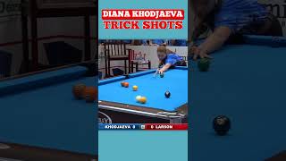 Diana Khodjaeva Trick Shots in 9 Ball Pool billiards poolball [upl. by Albric]