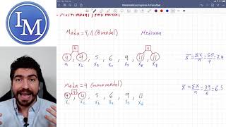 Estadistica 61  Medidas de tendencia central para Datos NO Agrupados [upl. by Sasha]