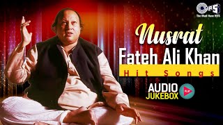 Nusrat Fateh Ali Khan Hit Songs Jukebox  90s Hits Hindi Songs Sadabahar Hindi Songs Collection 90s [upl. by Eilitan200]