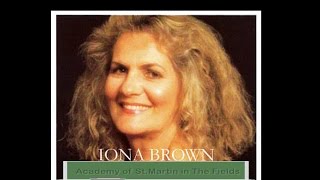 IONA BROWN conducts MOZART Symphony  35 Haffner  ASMF [upl. by Loring194]