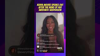 Kenya Moore says She isn’t going anywhere despite recent stories surrounding her status with RHOA [upl. by Kluge]