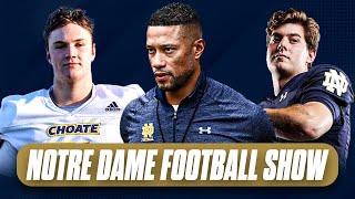 Notre Dame football show Spring ball preview Irish commit ranked a fivestar and 3 signing days [upl. by Gifford607]