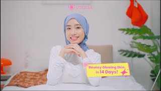 Emina Cosmetics featuring Sabrina Azhar for Bouncy Glowing Skin in 14 days [upl. by Akel]