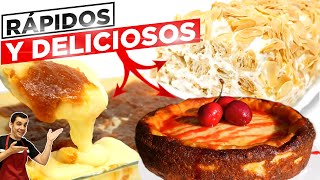 3 RECETAS RÁPIDAS y DELICIOSAS 😍🥧😋 Como hacer tartas o pasteles simples y deliciosos  66 [upl. by Annahsal843]