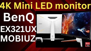 BenQ MOBIUZ EX321UX 4K Mini LED monitor benq benqmonitor 4kdisplay [upl. by Kussell]