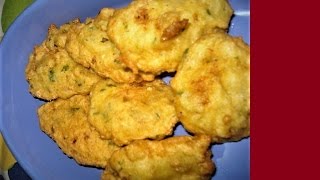 PATANISCAS DE BACALHAU  RECEITAS [upl. by Vidda]