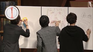 ENG Chaotic Seiyuu Drawing Game PART 2 [upl. by Yehs]