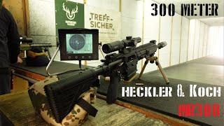 Heckler amp Koch MR308 13 Zoll 308 win  300 Meter Schusstest [upl. by Morly]