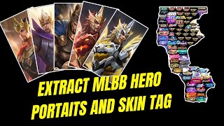 Extract Mobile Legends Hero Portrait and Skin Tag [upl. by Oisor]