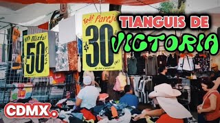 TIANGUIS DE VICTORIA CDMX Paca fina  comida y mas [upl. by Anuat]