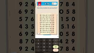 IQ Boost Level 156  IQ Boost How many numbers do you see here [upl. by Carlie969]