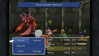 Final Fantasy 9 Stealing Golden Hairpin amp Demons Vest [upl. by Cookie203]