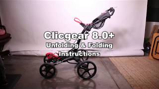 Clicgear Model 80 UNFOLDOPEN Guide [upl. by Brecher]