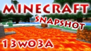 Minecraft Snapshot 13w03a  RedCrafting Review [upl. by Mick]