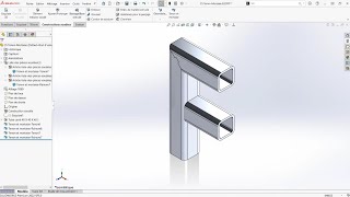 Tenon et mortaise avec de la construction soudée [upl. by Slocum]