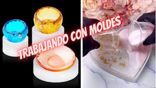 los MEJORES MOLDES para trabajar con resina epoxica y silicona [upl. by Enidan]