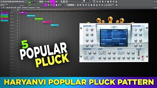 🔥Haryanvi Pluck pattern With Fl Studio  Haryanvi Pluck Fl Studio😍 [upl. by Ablem]