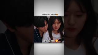 Hidden love kdrama with BTS new tranding son😘🥰viral hidden love kdrama tranding bts songkd short [upl. by Tillman]