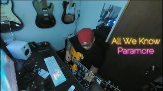 Paramore  All We Know PopPunk Guitar Cover  Early Paramore Classic [upl. by Atiuqahs23]