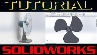 TutorialSolidWorks Diseño de una Hélice [upl. by Corvese726]