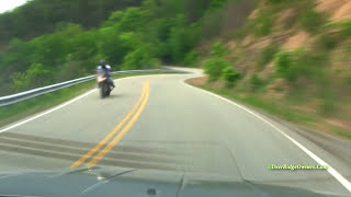 Tail Of The Dragon  Like 195 MPH  Time Lapse Hi Def  318 Curves 7 Cops 11 Miles  Gatlinburg [upl. by Adelice]