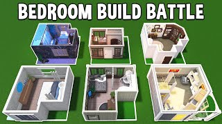 50k BEDROOM Build Battle in BLOXBURG [upl. by Nedaj]