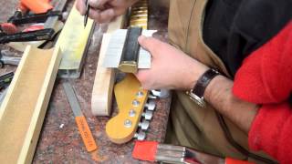 Building a Strat Neck Luthier Build Process Part 1 [upl. by Aihsemak]