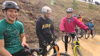 Velosolutions concrete Pump Track Pontresina [upl. by Eissehc124]