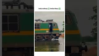 INDIAN RAILWAY № INDIAN NAVY HAA viral trending shorts viralshorts railway navy [upl. by Ycats]