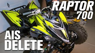 Yamaha Raptor 700 AIS Block Off Plate by Cuervo Racing  Stop the Popping [upl. by Nollat367]