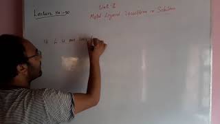 Lecture 20 MSC Chemistry Topic Stepwise and Overall Formation Constant [upl. by Prunella]