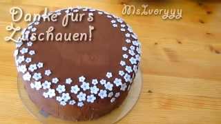 Fast Fondant Torte   super einfach Torte dekorieren [upl. by Laryssa]