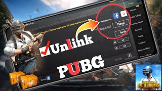 How To Unlink FacebookGoogle account from PUBG Mobile  Unlink 3rd Link From PUBG [upl. by Akinorev1]