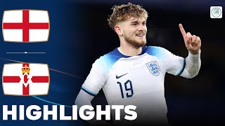 England vs Northern Ireland  Highlights  U21 Euro Qualification 21112023 [upl. by Lessirg]