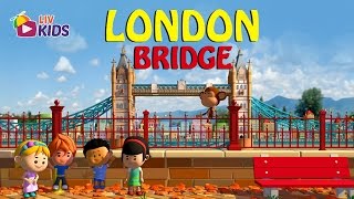 London Bridge Is Falling Down with Lyrics  LIV Kids Nursery Rhymes and Songs  HD [upl. by Tita]