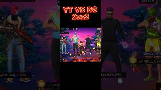 YT VS RG ☠️2VS2 CUSTOM 😱 shorts ytshorts yamrajgang10k [upl. by Rawlinson]