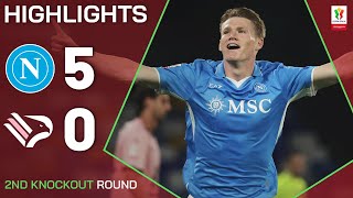 NAPOLIPALERMO 50  HIGHLIGHTS  McTominay scores for Napoli  Coppa Italia Frecciarossa 202425 [upl. by De Witt]