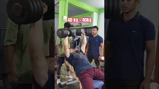 40 KG 40 KG incline press shorts inclinebenchpress [upl. by Anilahs]