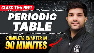 PERIODIC TABLE in 90 Minutes  Full Chapter For NEET  PhysicsWallah [upl. by Molly]