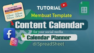 Cara Membuat Content Calendar Google Sheets [upl. by Ettedranreb51]