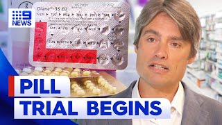 Pharmacy contraceptive pill prescription trial begins  9 News Australia [upl. by Namzed829]