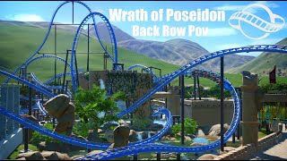 Wrath of Poseidon  Back Row POV  Planet Coaster [upl. by Kloman]