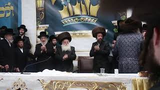 Bobover Rebbe Dances With Belzer Rebbes Son [upl. by Namref]