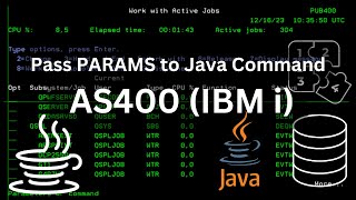 Java on AS400  How to pass parameters to Java command  AS400 IBM i Tutorial for Beginners [upl. by Droffats]