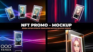 NFT Promo MockUp  After Effects Template  ★ AE Templates NFT [upl. by Osi]