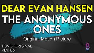 Dear Evan Hansen  The Anonymous Ones  Karaoke Instrumental [upl. by Alauqahs373]