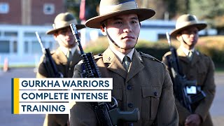 British Armys newest Gurkha warriors pass out at Catterick [upl. by Lletnahc]