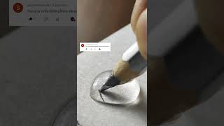 Write Mahi in water drop challenge shorts trending art [upl. by Aillicsirp791]