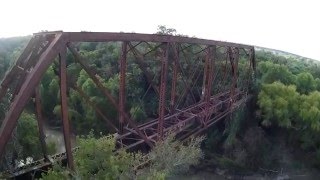 Goliad Texas abandoned train bridge [upl. by Woodley]