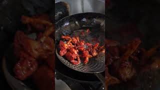 Chicken Lollipop Dry 😋😋food food making frying [upl. by Dublin775]